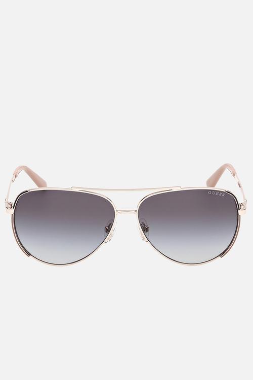 Aviator Shape Sunglasses 58mm - Gold