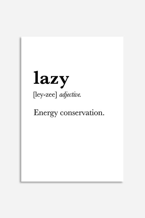 Lazy