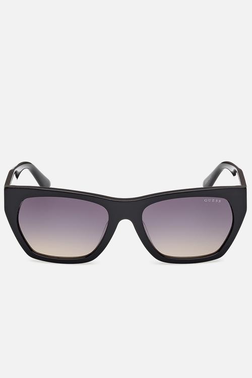 Geometric Shape Sunglasses 56mm - Shiny Black