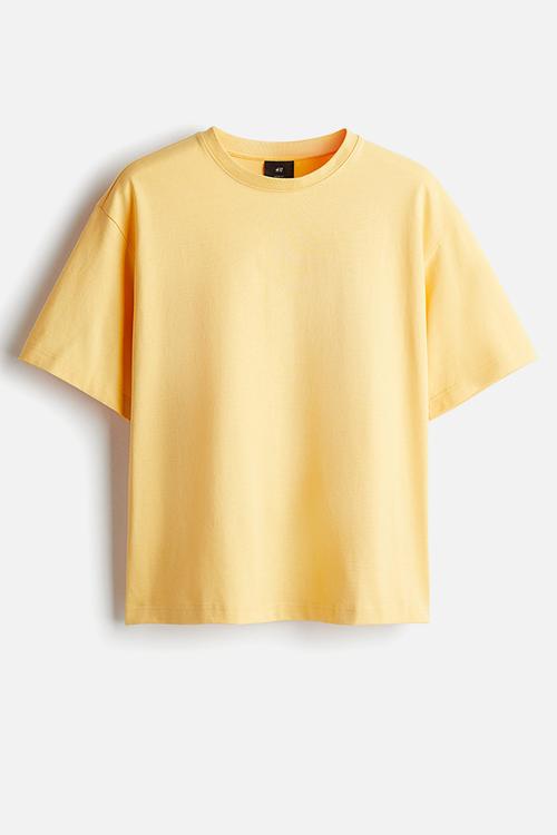 Loose fit T-shirt - yellow