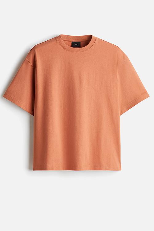 Loose fit T-shirt - orange