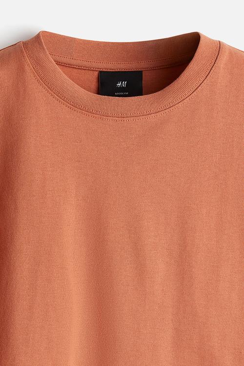 Loose fit T-shirt - orange