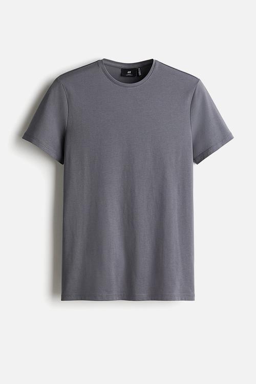 Coolmax® slim fit T-shirt - dark grey