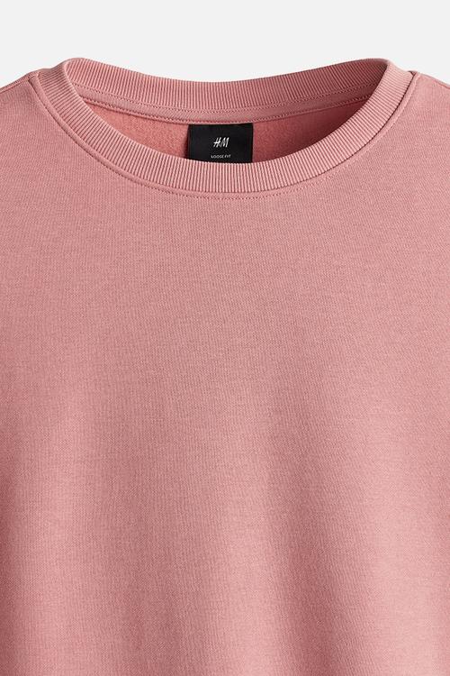 Loose fit sweatshirt - pink
