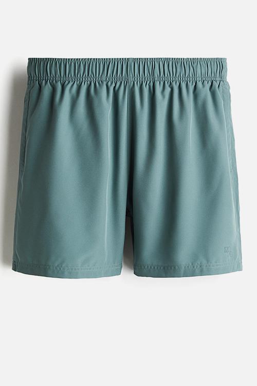 Mid-length sports shorts with drymove™ - turquoise