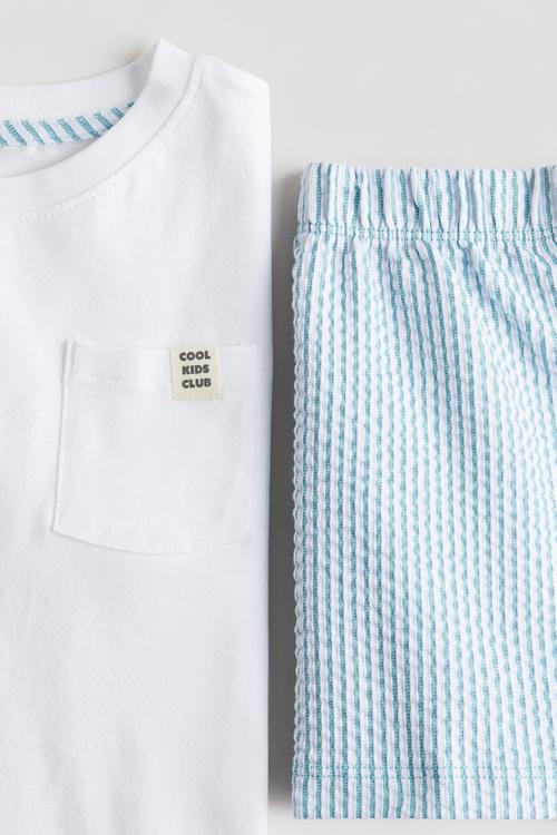 Pyjamas - white/blue