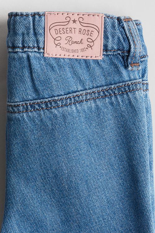 Flared leg jeans - denim blue