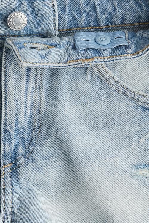 Denim shorts - pale denim blue