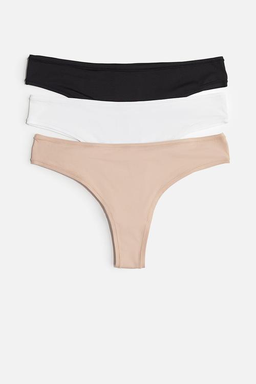 3-Pack microfibre brazilian briefs - multi
