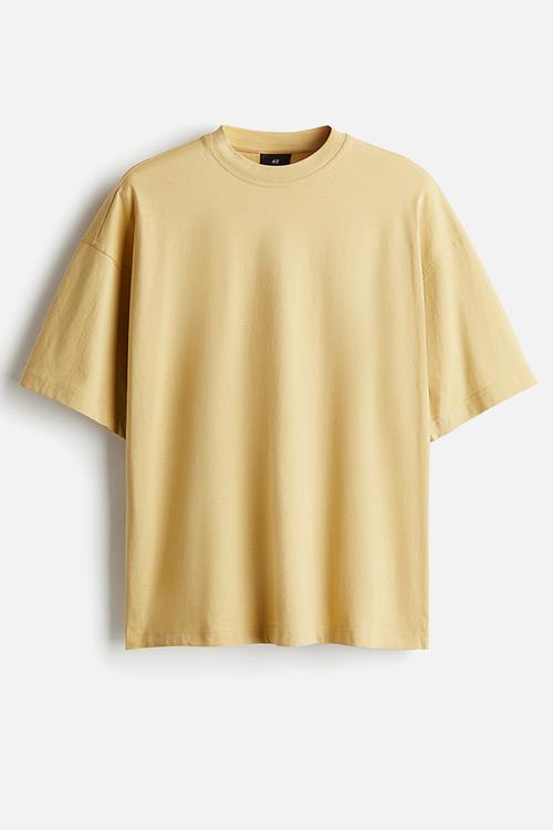 Oversized fit t-shirt - yellow