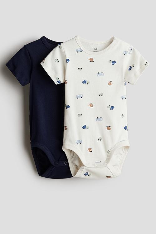 2-Pack short-sleeved bodysuits - multi