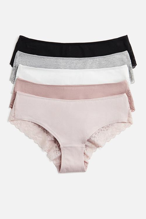 5 pack hipster briefs - multi