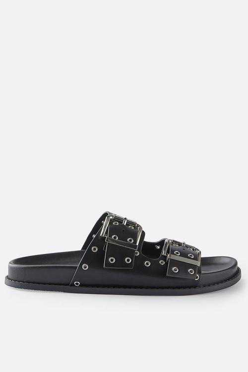 Rae slide - black/hardware