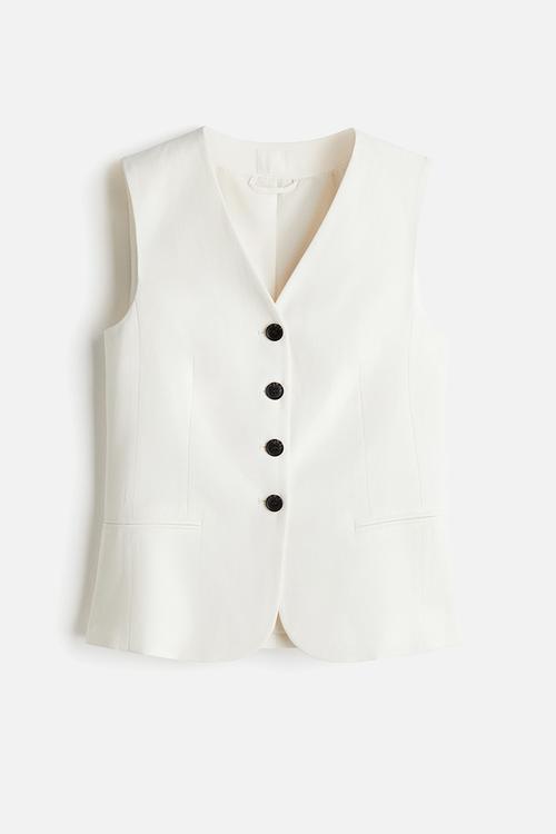 Suit waistcoat - white