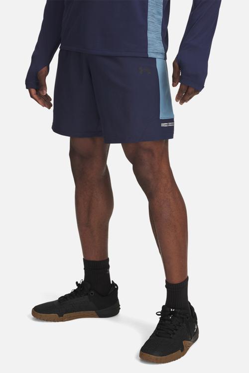 UA Tech Utility Shorts - Washed Navy / Blue Smoke / White