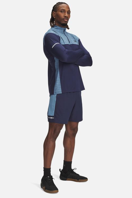 UA Tech Utility Shorts - Washed Navy / Blue Smoke / White