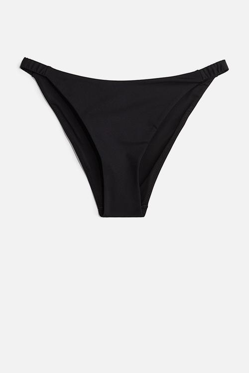 Cheeky tanga bikini bottoms - black