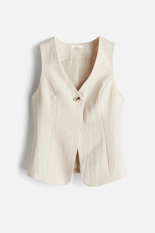 Suit waistcoat - light beige