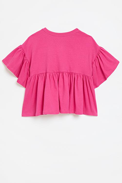 Frill tee - pink