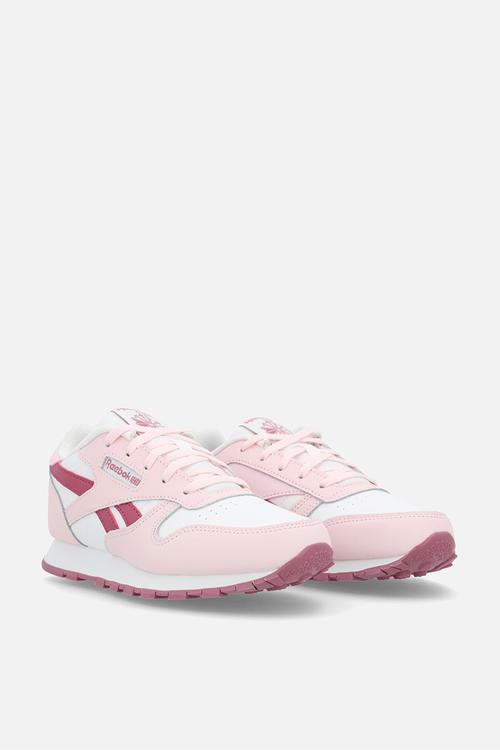 Classic Leather - White/Frostedberry