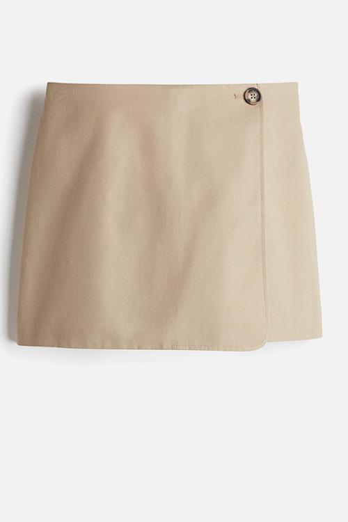 Twill skort - beige