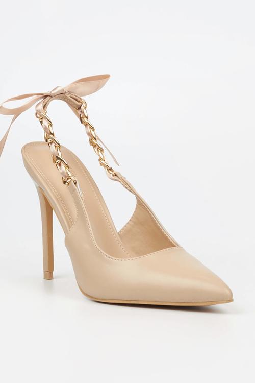 Lola 29 slingback heel - neutral