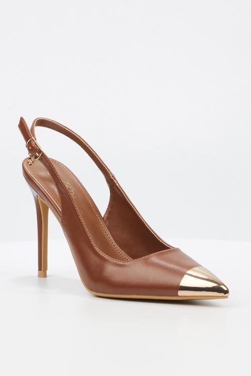 Lola 34 slingback heel - tan