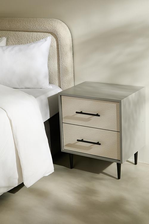 Motion Bedside Table - Grey