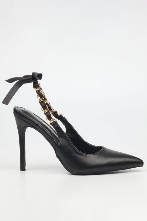 Lola 29 slingback heel - black