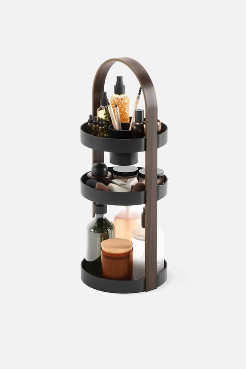 Bellwood 3-tier organiser - walnut