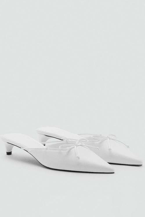 Nil heel - white