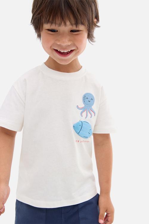 T-Shirt Pulpo - White