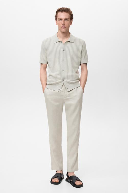 Camisa puntet - ice-white
