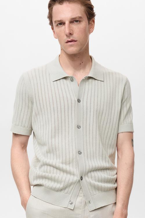 Camisa puntet - ice-white