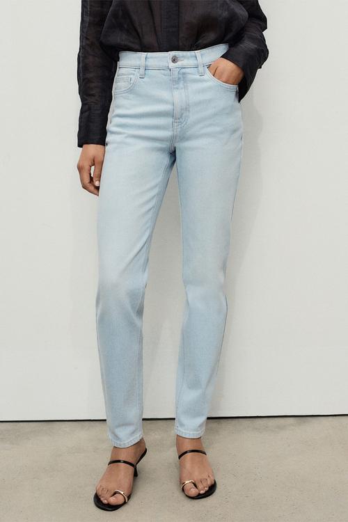 Jeans Newmom - Open Blue
