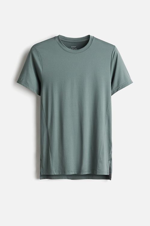 Regular fit sports top with drymove™ - green