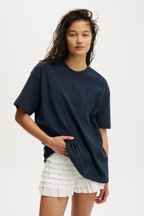 The boxy oversized tee - ink navy