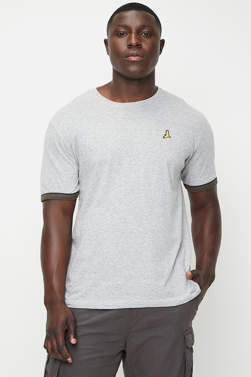 T-Shirts - Dark Navy/Optic White/Light Grey Marl 3-Pack