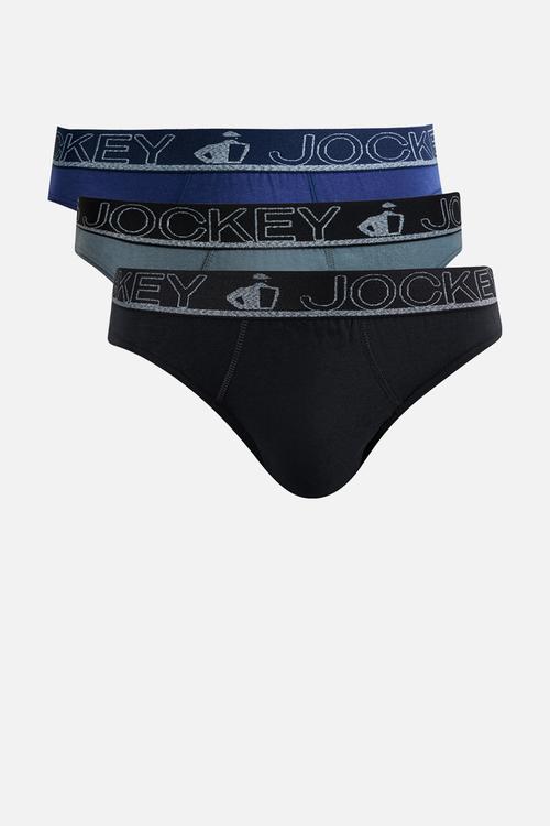 3 Pack Plain Jockey Brief - multi