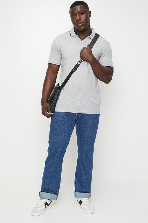 Polo T-Shirts - Light Grey Marl