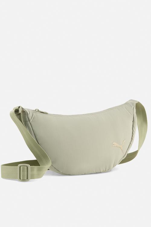 Her half moon bag - lux army