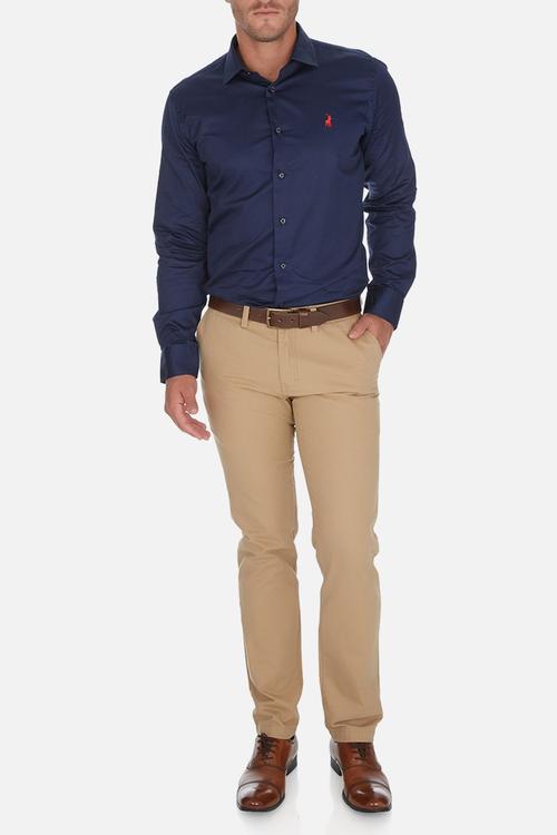 Custom fit Greig shirt - navy