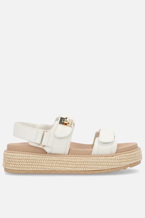 Bigmona espadrille - white & neutral