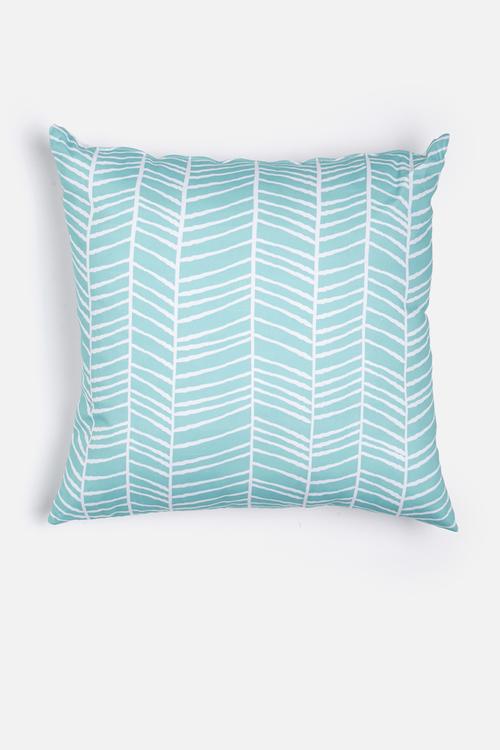Chevron printed cushion