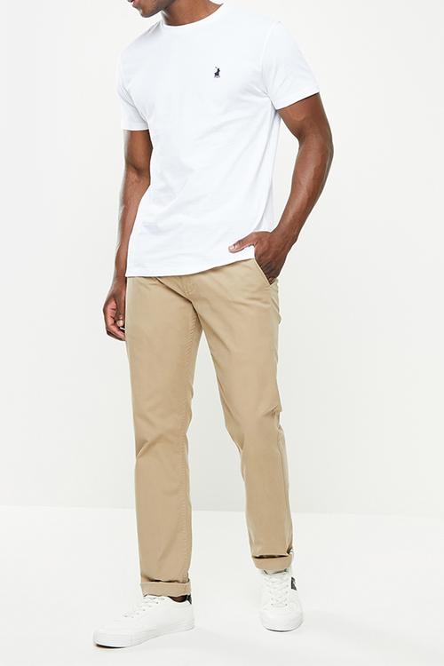 Mens crew neck T-shirt - white
