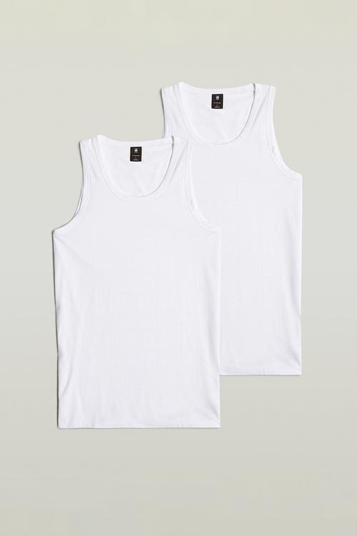 Base tank top 2-pack - white