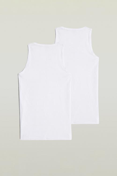 Base tank top 2-pack - white