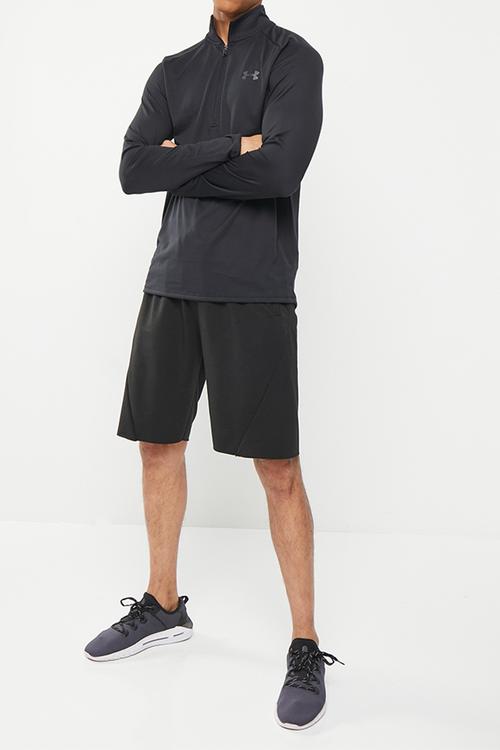 UA Tech™ ½ Zip Long Sleeve - black
