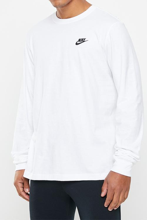 Nsw clb tee long sleeve - white 