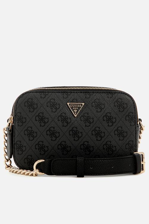 Noelle camera crossbody - coal logo
